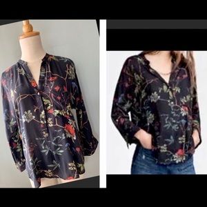 ZARA Beautiful Floral Blouse